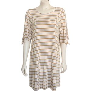 Kaileigh Striped Knit Dress Size Medium
